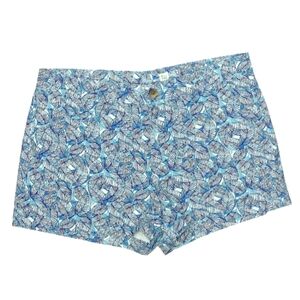 2/$15 GAP Size 6R Blue Leaf Print Women's Shorts